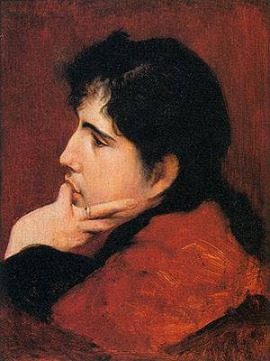 Portrait of the Artist's Sister-in-law by Rodolfo Amoedo — hand-painted portrait oil painting reproduction on canvas