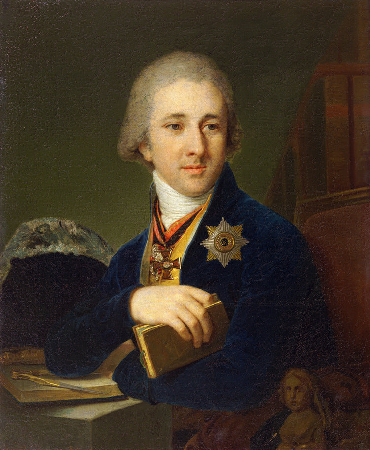 Portrait of the author Alexander Labsin - Vladimir Borovikovsky