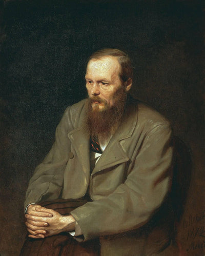 Portrait of the Author Feodor Dostoyevsky in home office