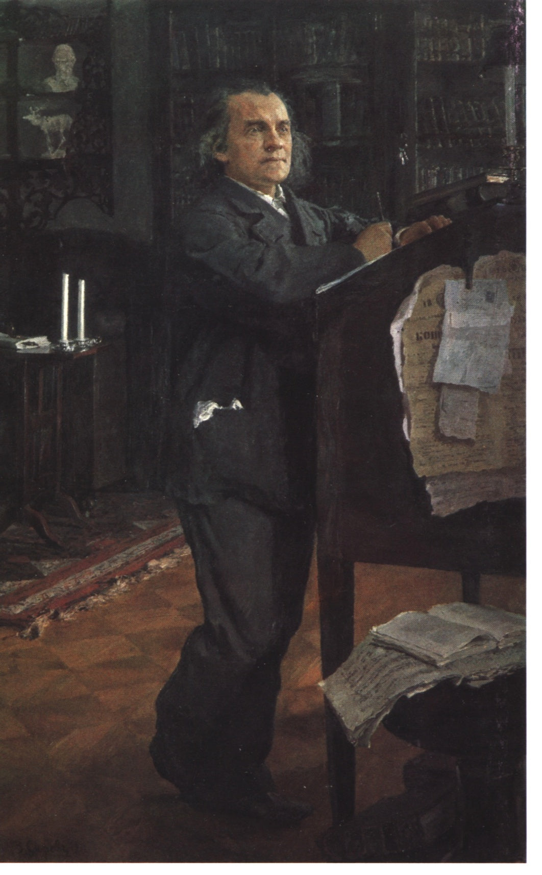 Portrait of the Composer Alexander Serov - Valentin Serov