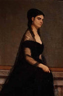 Portrait of the Contessa G. Tempestini by Giovanni Boldini — male oil painting wall art, Realism