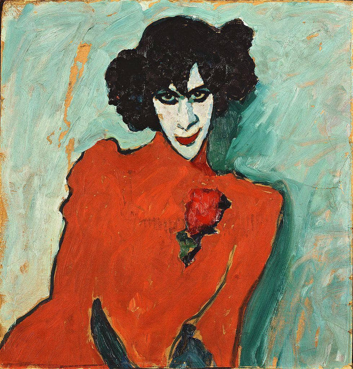 Portrait of the Dancer Alexander Sakharoff by Alexej von Jawlensky — hand-painted portrait oil painting reproduction on canvas