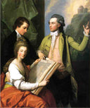 Portrait of the Drummond Family by Benjamin West — hand-painted portrait oil painting reproduction on canvas
