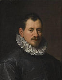 Portrait of the goldsmith Jacopo Bilivert (1550-1603) by Hans von Aachen — male oil painting wall art, Mannerism Late Renaissance
