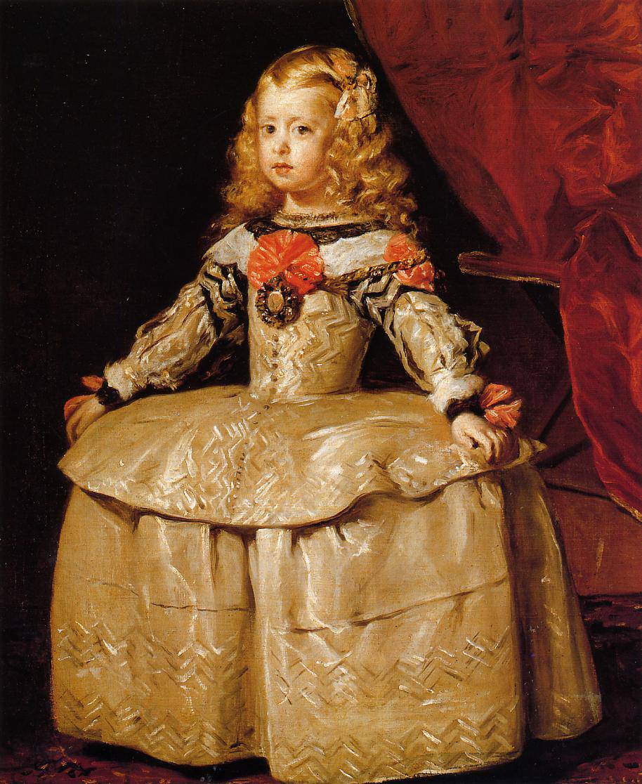 Portrait of the Infanta Margarita Aged Five by Diego Velazquez — hand-painted portrait oil painting reproduction on canvas