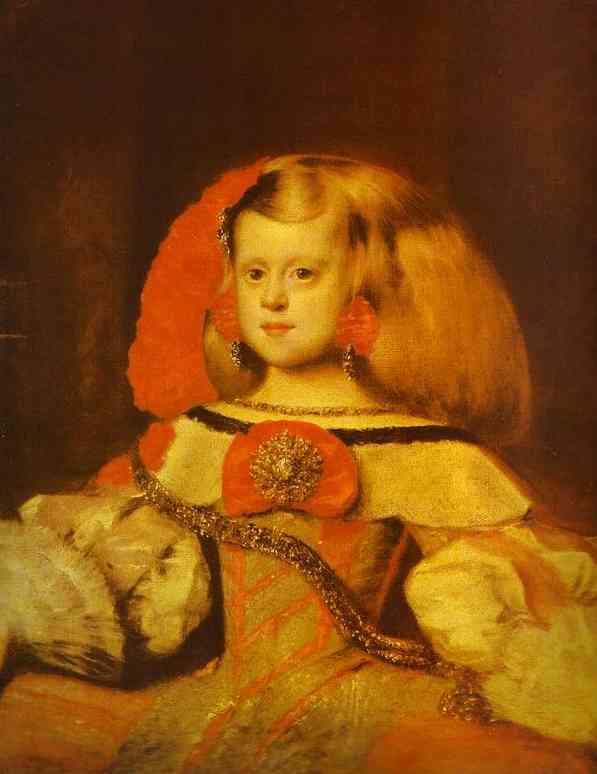 Portrait of the Infanta Margarita by Diego Velazquez — hand-painted portrait oil painting reproduction on canvas