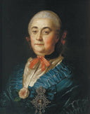 Portrait of the Lady in Waiting A.M.Izmaylova by Aleksey Antropov — male oil painting wall art, Baroque