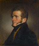 Portrait of the painter Giuseppe Canella by Friedrich von Amerling — male oil painting wall art, Romanticism