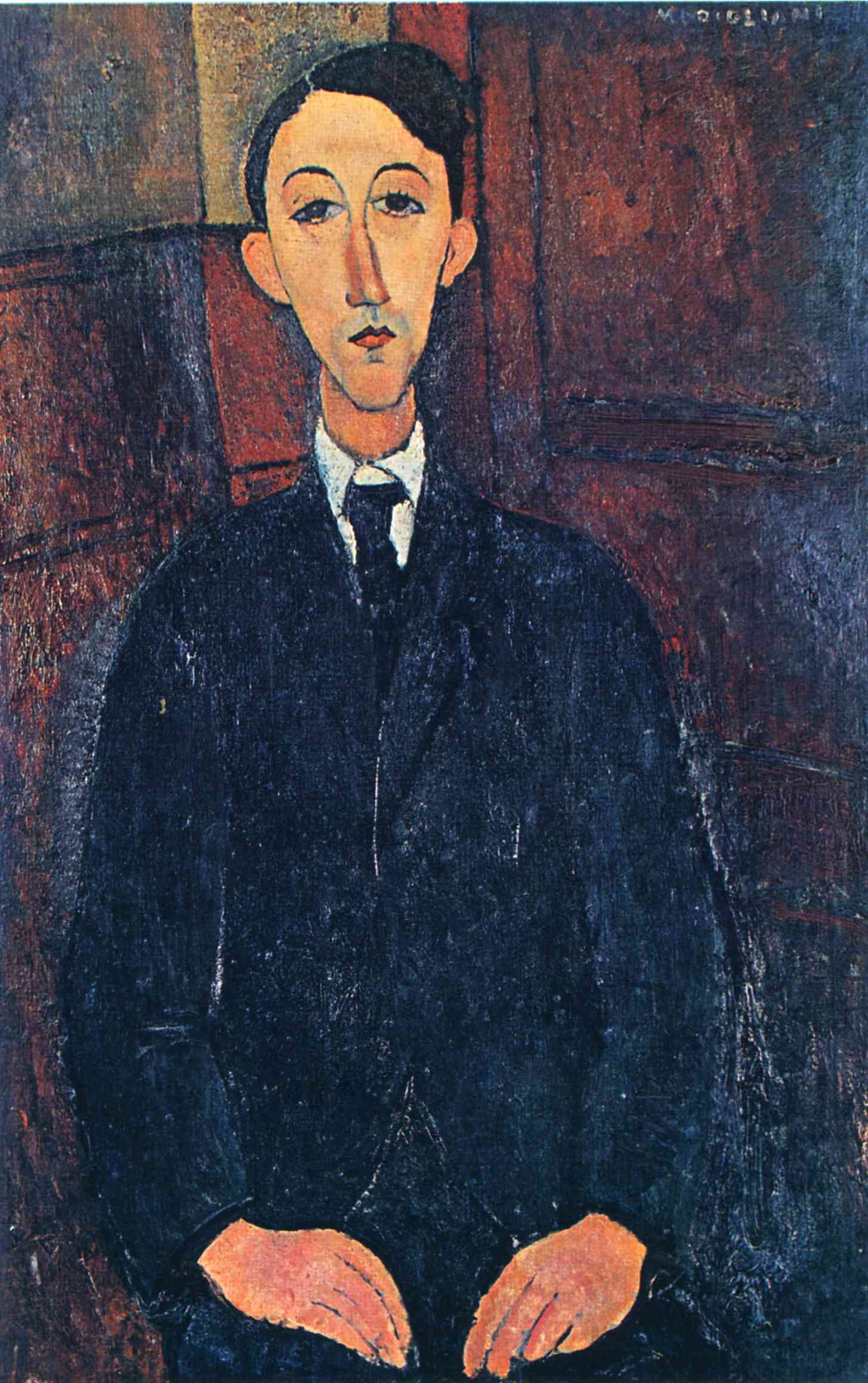 Portrait of the painter Manuel Humbert - Amedeo Modigliani