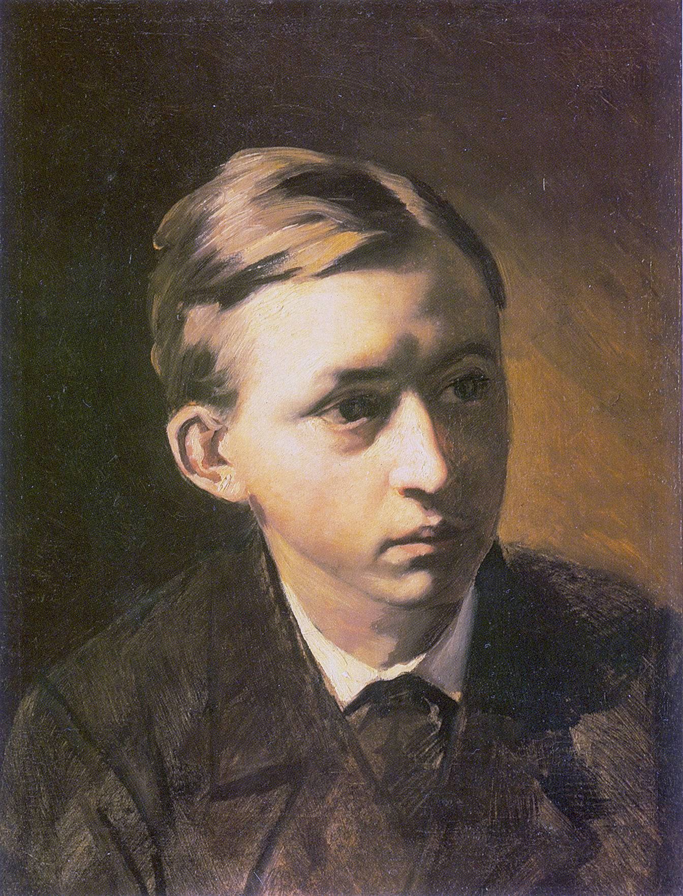 Portrait of the Painter Nikolai Kasatkin - Vasily Perov