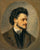 Portrait of the painter Paul Meyerheim in hallway