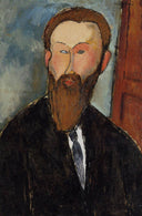 Portrait of the Photographer Dilewski by Amedeo Modigliani — hand-painted portrait oil painting reproduction on canvas