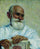 Portrait of the physiologist Ivan Petrovich Pavlov in kitchen