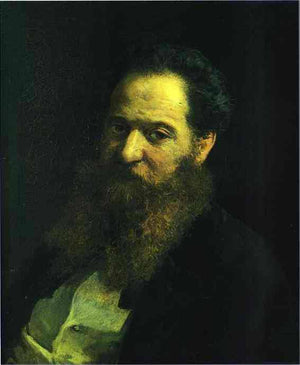 Portrait of the Physiologist Moriz Schiff - Nikolai Ge