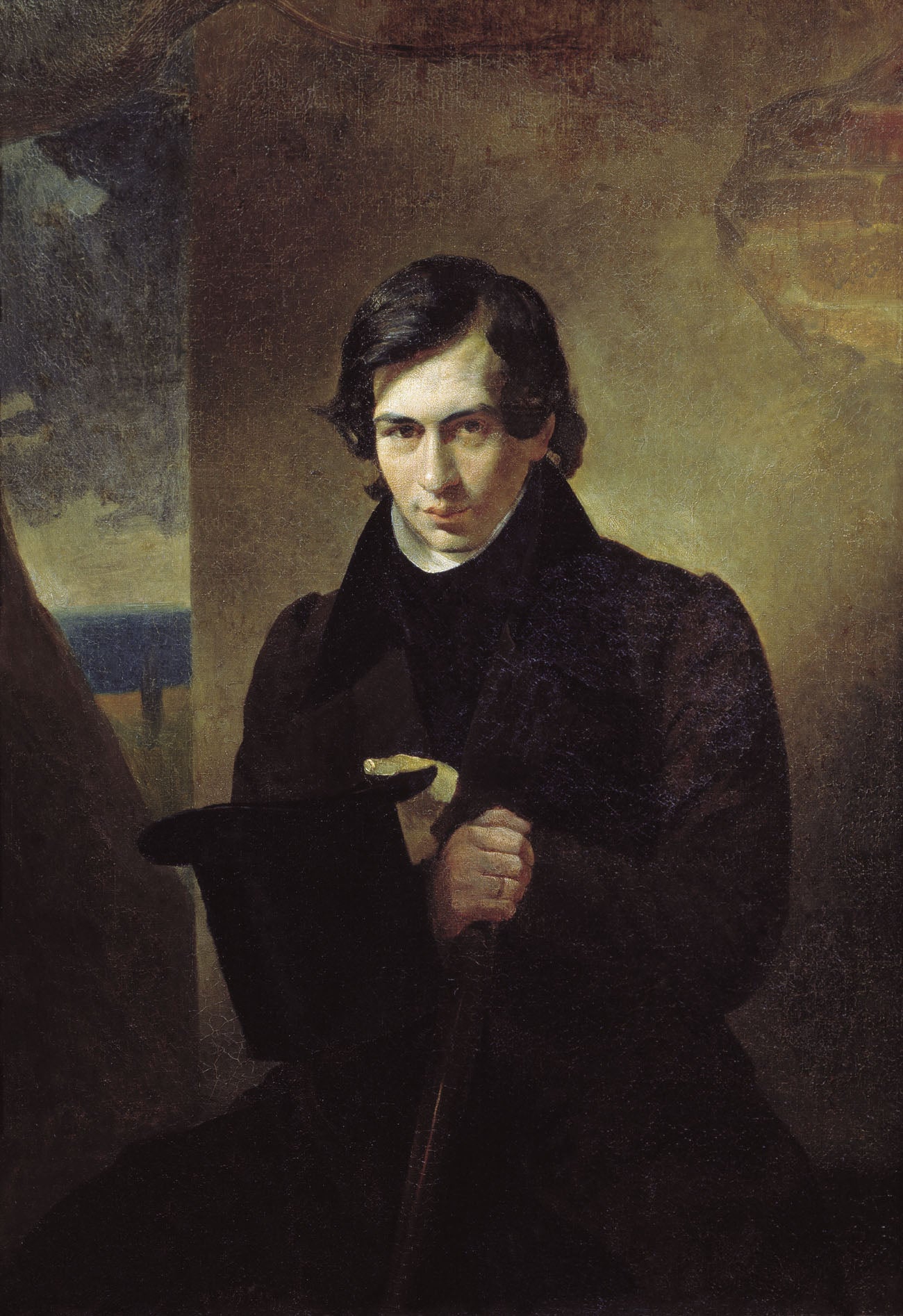 Portrait of the Poet and Playwright Nestor Kukolnic - Karl Bryullov