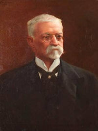 Portrait of the president Afonso Pena by Rodolfo Amoedo — hand-painted portrait oil painting reproduction on canvas