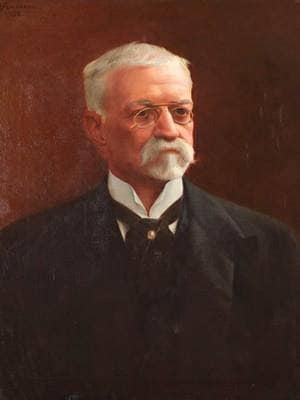 Portrait of the president Afonso Pena