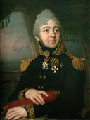 Portrait of the Russian poet Evgeny Boratynsky by Vladimir Borovikovsky — male oil painting wall art, Rococo