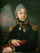 Portrait of the Russian poet Evgeny Boratynsky in study