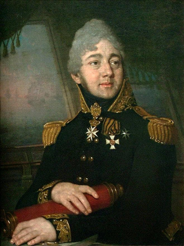 Portrait of the Russian poet Evgeny Boratynsky