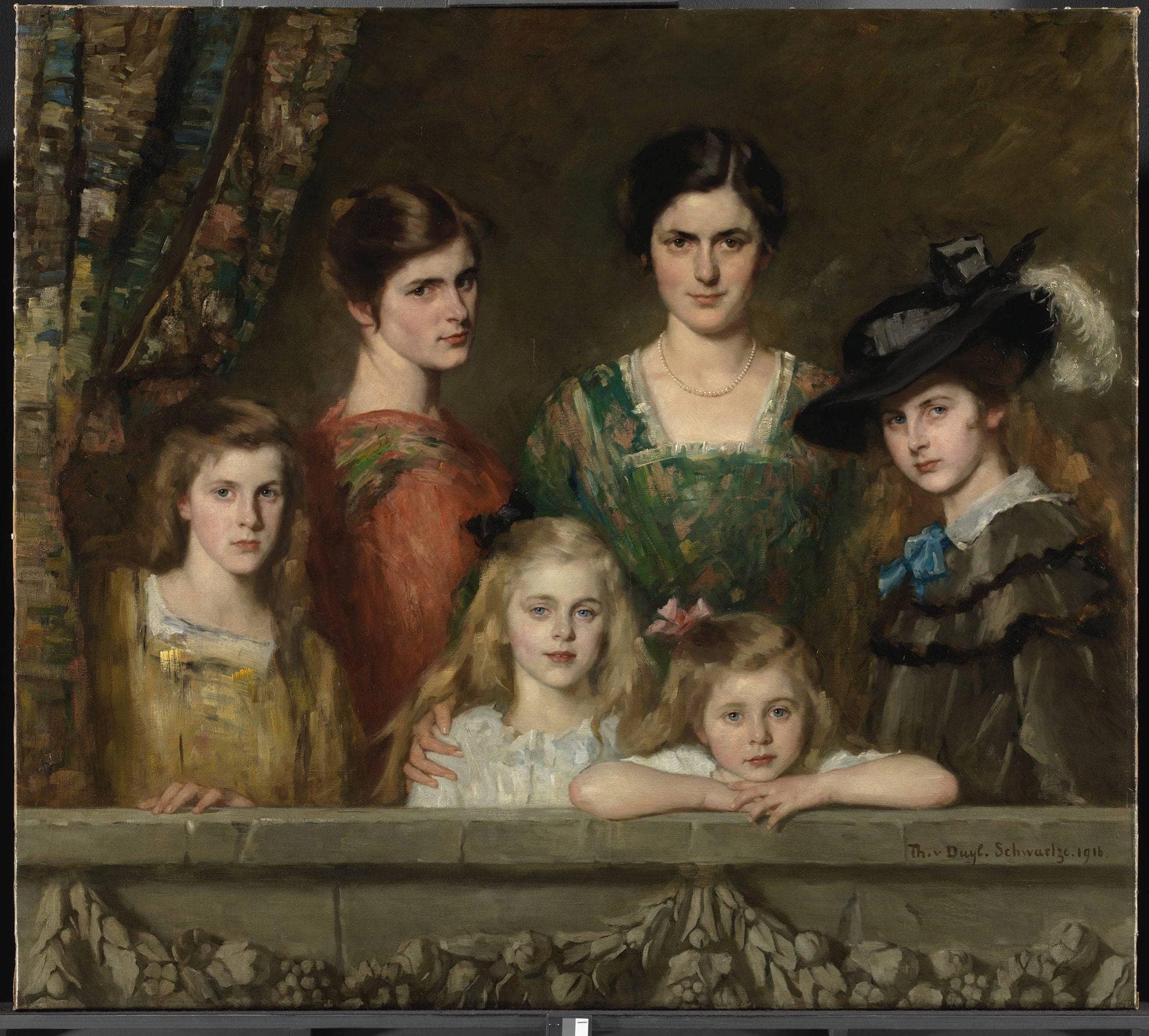 Portrait of the Six Boissevain Daughters