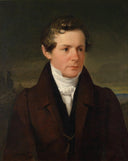 Portrait of the university professor Dr. Stephan Schroff by Friedrich von Amerling — male oil painting wall art, Romanticism