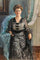 Portrait of the wife of aviator S. Utochkin in master bedroom