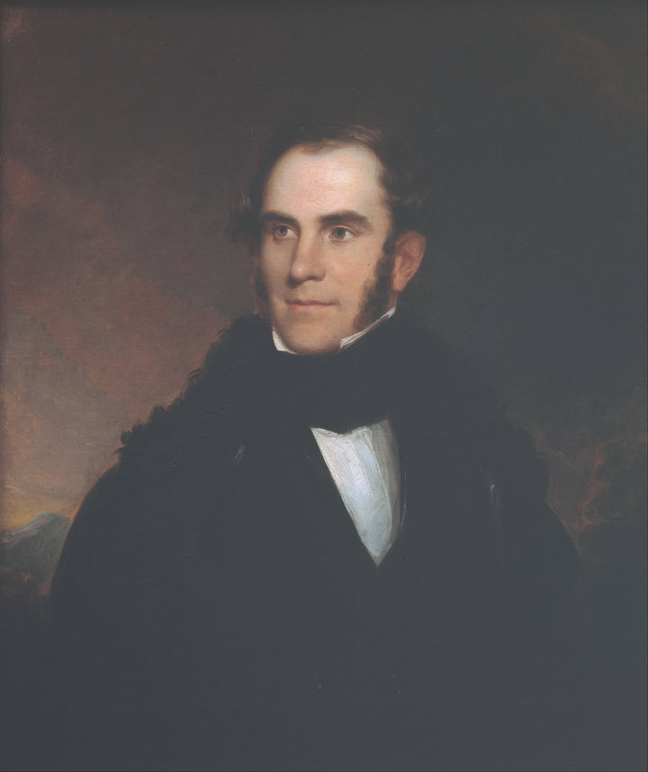 Portrait of Thomas Cole by Asher Brown Durand — hand-painted portrait oil painting reproduction on canvas
