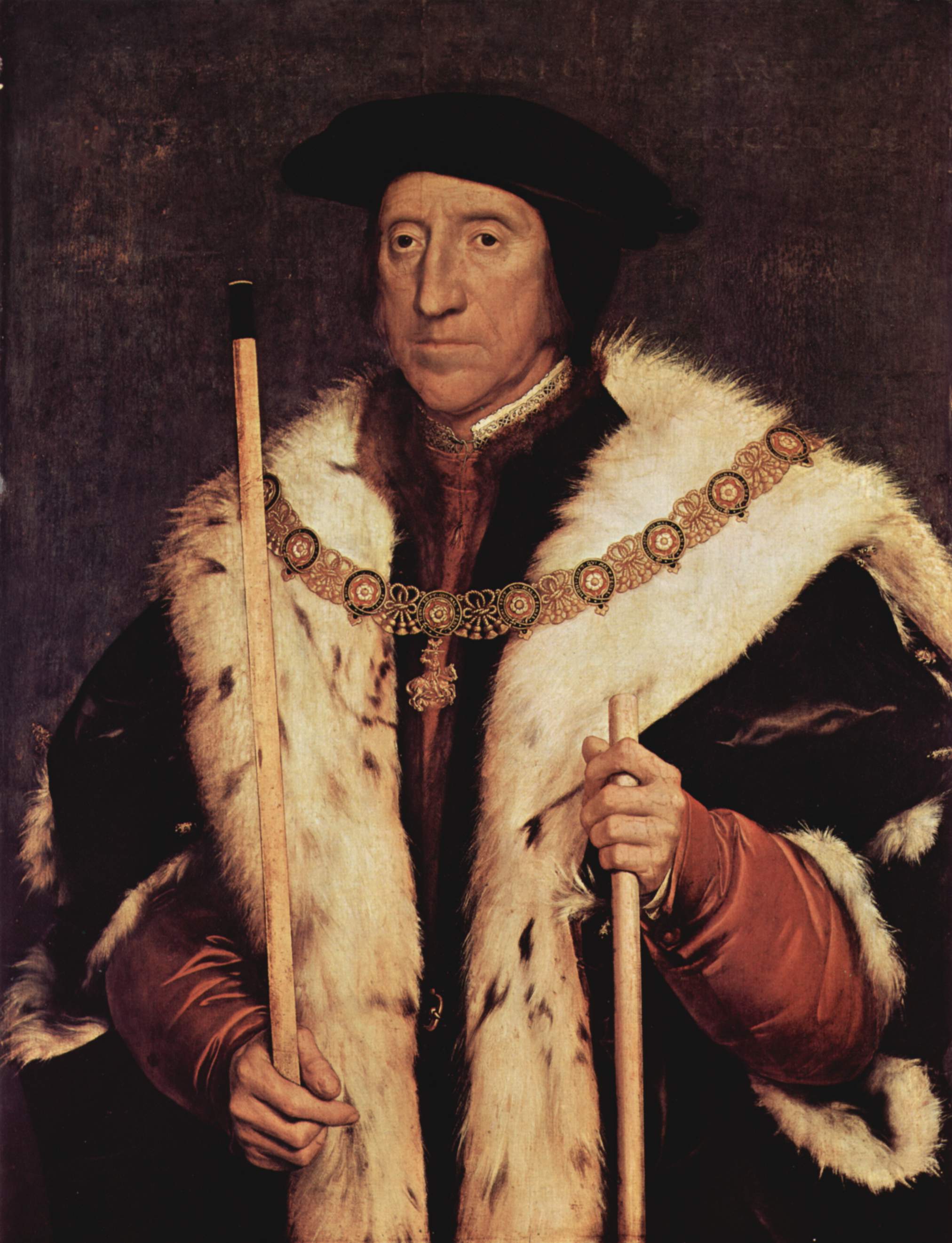 Portrait of Thomas Howard - Hans Holbein the Younger