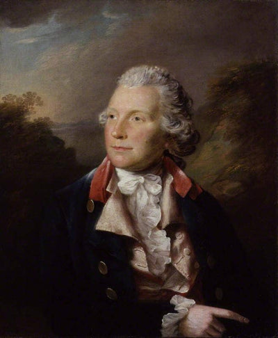 Portrait of Thomas Turner in hallway