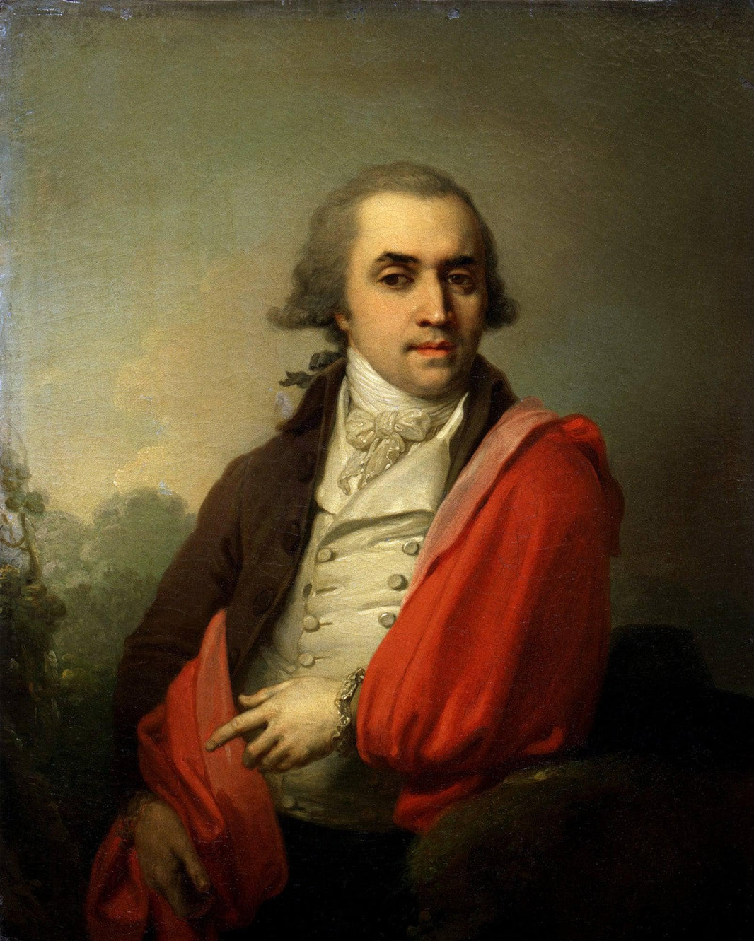Portrait of Torsukov Ardalyon by Vladimir Borovikovsky — hand-painted portrait oil painting reproduction on canvas