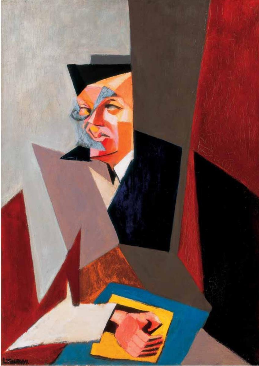 Portrait of Tristan Tzara - Lajos Tihanyi