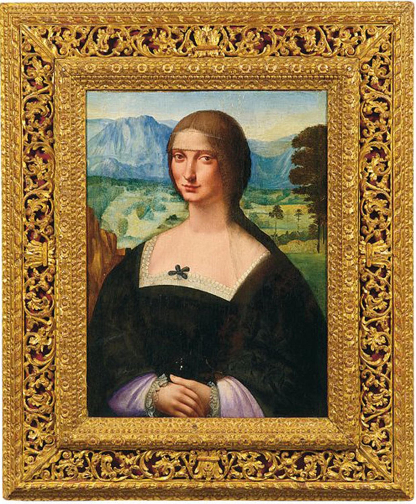 Portrait of unknown lady