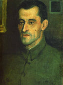 Portrait of V.A.Pavlov by Kazimir Malevich — male oil painting wall art, Realism