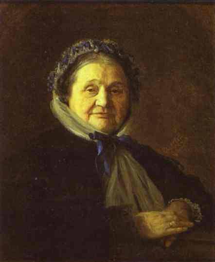 Portrait of V Voyeykova - Ivan Kramskoy