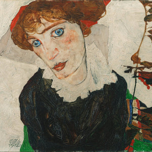 Portrait of Valerie Neuzil by Egon Schiele — Oil Painting Reproduction