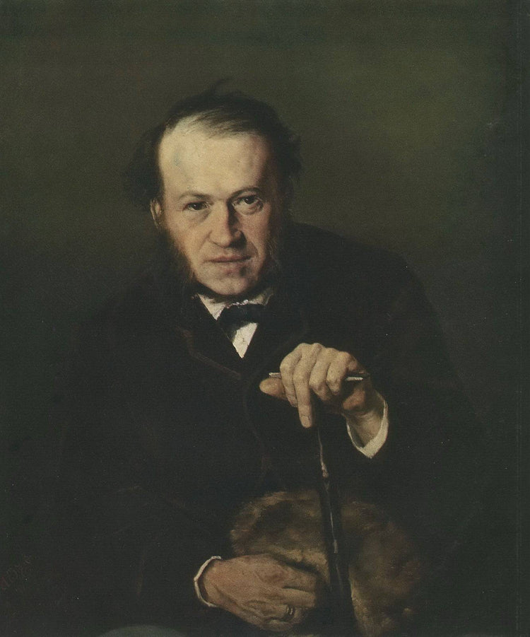 Portrait of Vasily Bezsonov - Vasily Perov