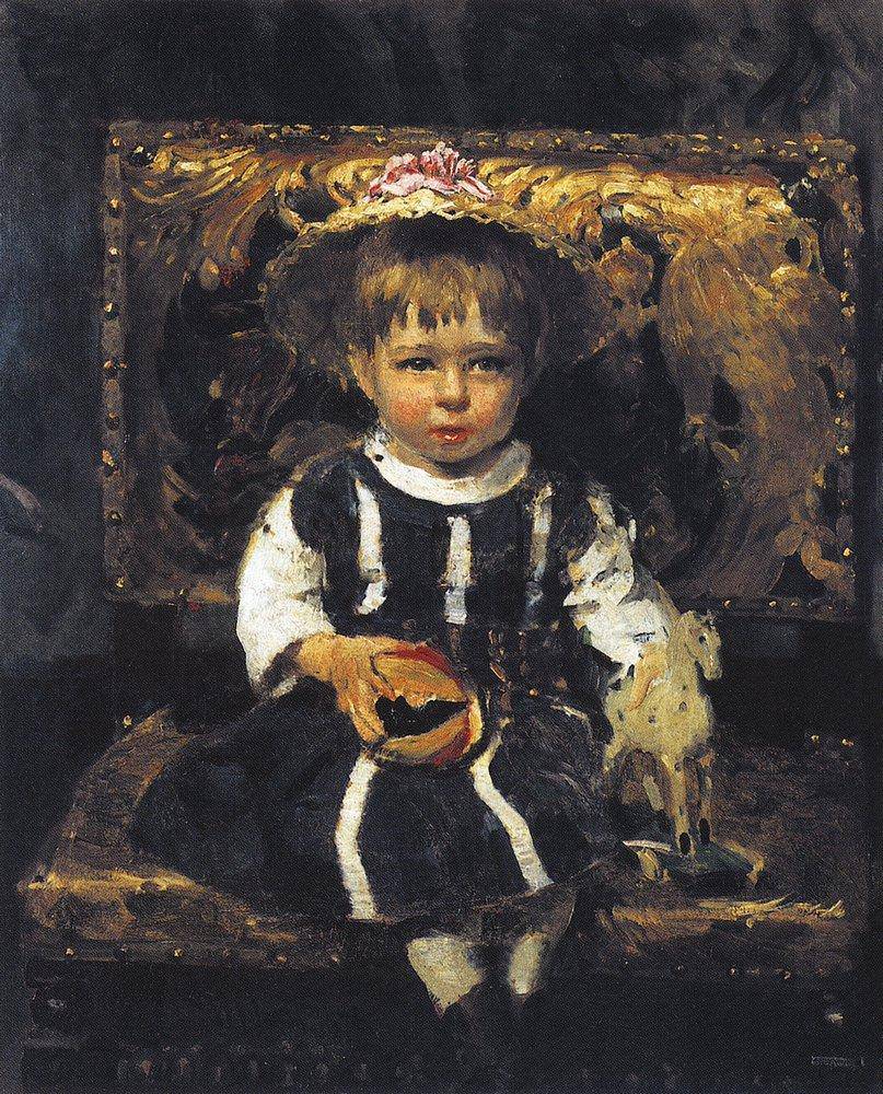 Portrait of Vera Repina by Ilya Repin, hand-painted portrait oil painting reproduction on canvas