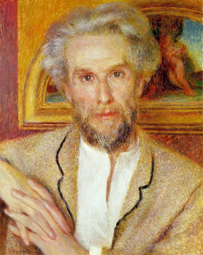 Portrait of Victor Chocquet - Pierre-Auguste Renoir