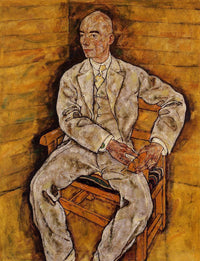 Portrait of Victor Ritter von Bauer by Egon Schiele — hand-painted portrait oil painting reproduction on canvas