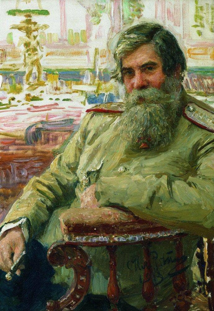 Portrait of Vladimir Bekhterev on gallery wrap