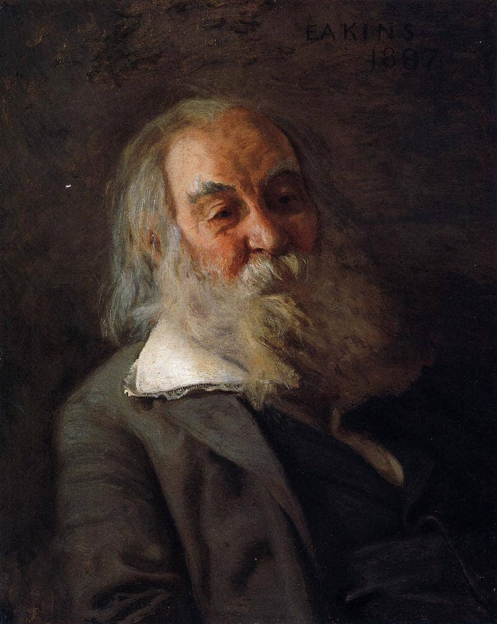 Portrait of Walt Whitman by Thomas Eakins — hand-painted portrait oil painting reproduction on canvas