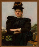 Portrait of Wanda StraÅ¼yÅska by Józef Mehoffer — hand-painted portrait oil painting reproduction on canvas