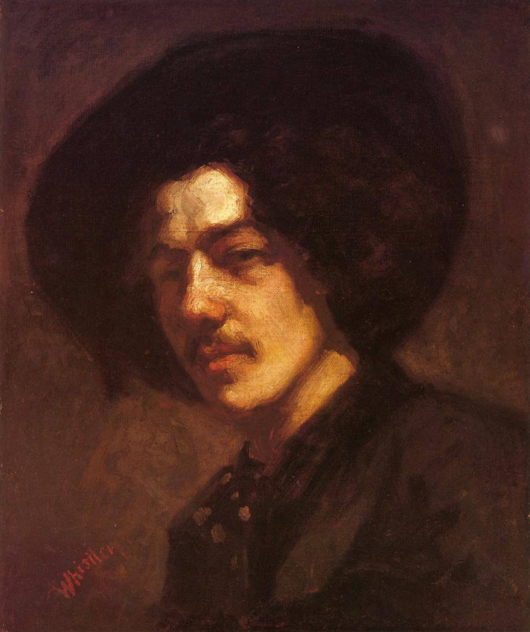 Portrait of Whistler with a Hat - James McNeill Whistler