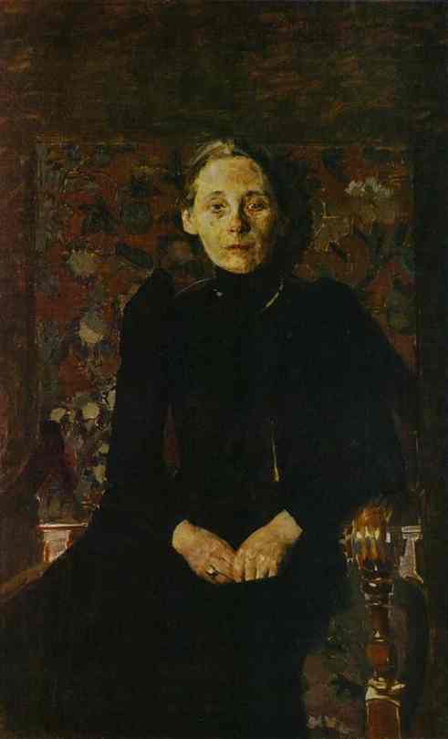 Portrait of wife of the businessman Artsybushev - Mikhail Vrubel