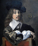 Portrait of Willem Coymans by Frans Hals — male oil painting wall art, Baroque