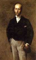 Portrait of William Charles Le Gendre by William Merritt Chase — hand-painted portrait oil painting reproduction on canvas