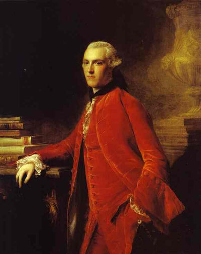 Portrait of William Colyear, Viscount Milsington in modern living room