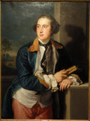 Portrait of William Legge, Second Earl of Dartmouth by Pompeo Batoni — male oil painting wall art, Rococo