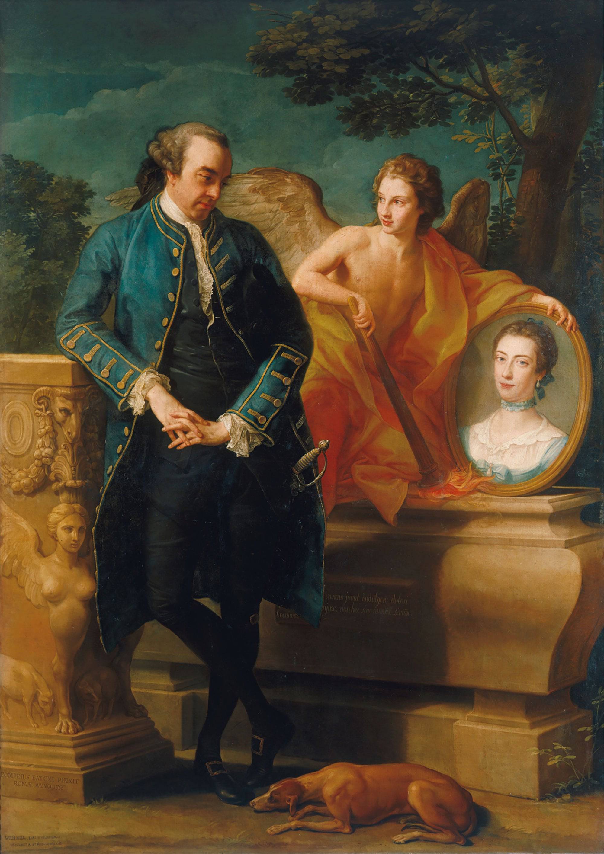 Portrait of Wills Hill, 1st Marquess of Downshire - Pompeo Batoni